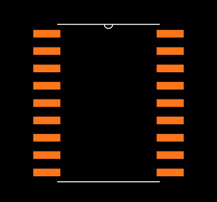 DSPIC33FJ12GP201-E/SO Footprint