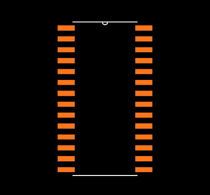DSPIC33FJ12GP202-E/SS Footprint