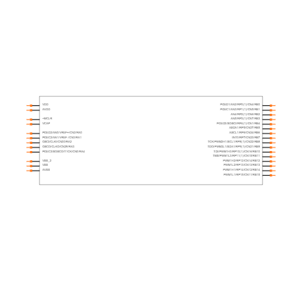 DSPIC33FJ12MC202-E/SP Symbol