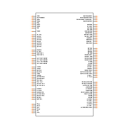 DSPIC33FJ256GP710AT-I/PF Symbol