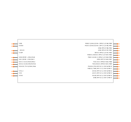 DSPIC33FJ32GP102-E/SP Symbol