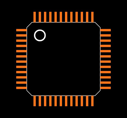 KSZ8041TL-TR Footprint