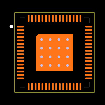 KSZ8794CNXCC Footprint