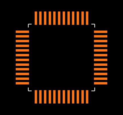 KSZ8863MLL Footprint