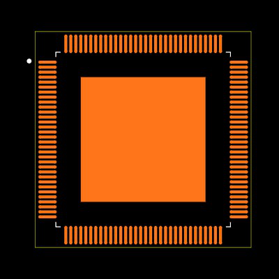 KSZ9897RTXC-TR Footprint