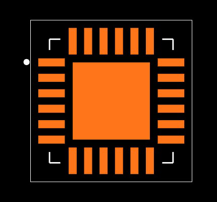 LAN8720A-CP-TR Footprint