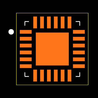 LAN8742A-CZ Footprint