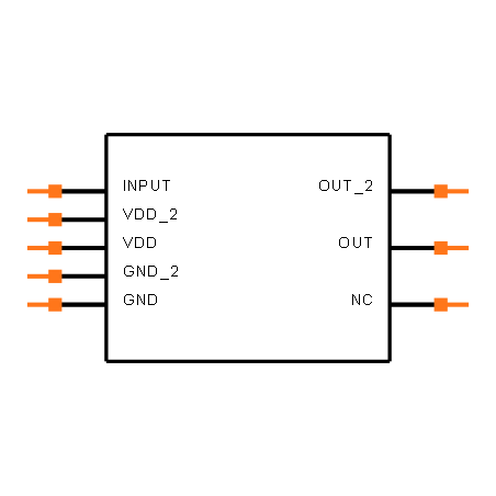 MCP1407T-E/SN Symbol