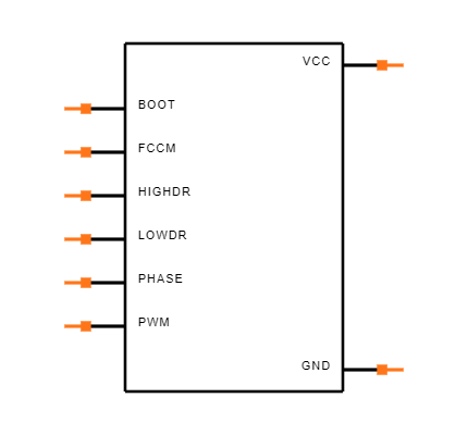 MCP14628-E/SN Symbol