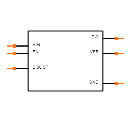 MCP16301T-I/CHY Symbol