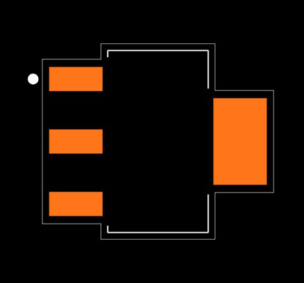 MCP1703-3302E/DB Footprint