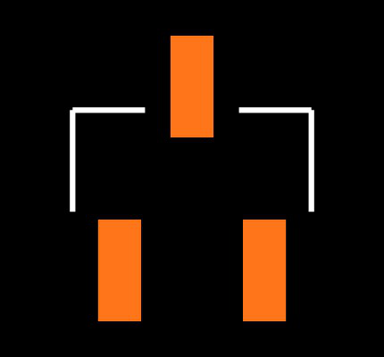 MCP1703T-2802E/CB Footprint