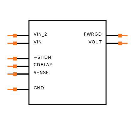 MCP1727-2502E/SN Symbol