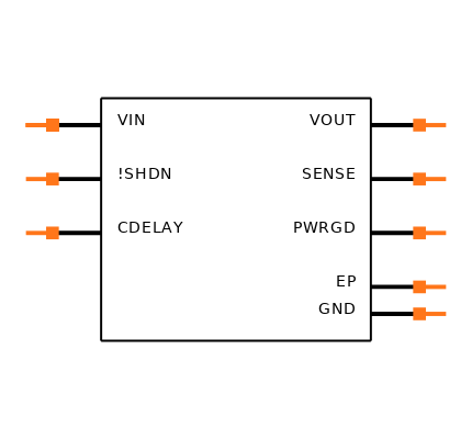 MCP1727-3302E/MF Symbol
