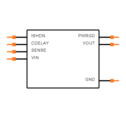MCP1727-3302E/SN Symbol