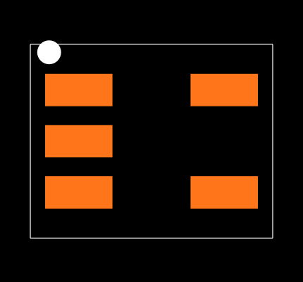 MCP1804T-3302I/OT Footprint