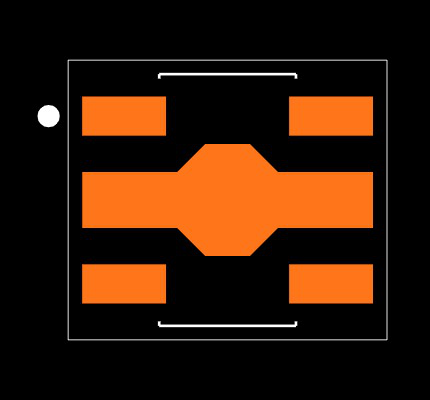 MCP1804T-5002I/MT Footprint