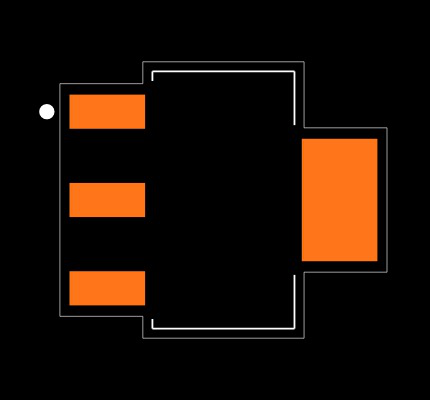 MCP1825S-3002E/DB Footprint