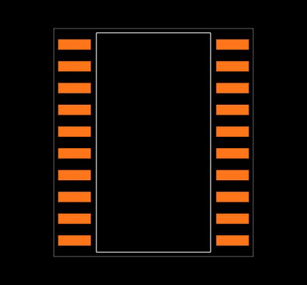 MCP2210T-I/SS Footprint