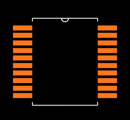 MCP23008-E/SS Footprint