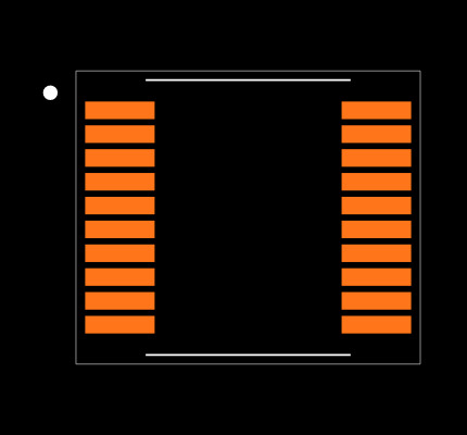 MCP23009-E/SS Footprint