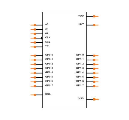 MCP23016-I/SP Symbol