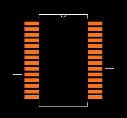 MCP23017-E/SS Footprint