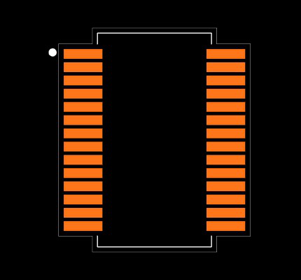 MCP23S17-E/SS Footprint