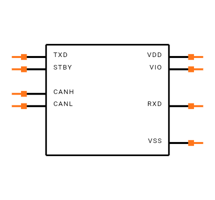 MCP2542FD-H/SN Symbol