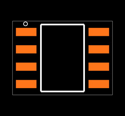 MCP2562-E/SN Footprint