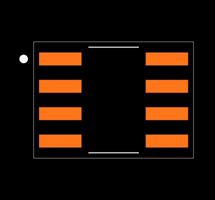 MCP2562FD-E/SN Footprint