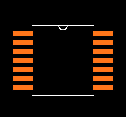 MCP3004-I/ST Footprint