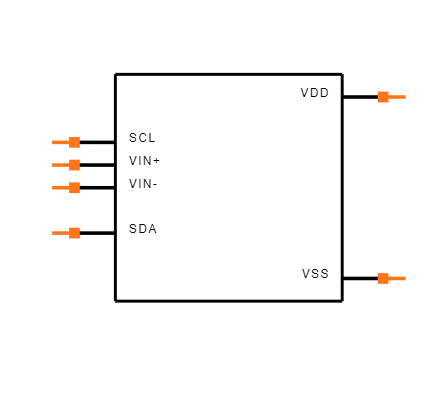 MCP3421A1T-E/CH Symbol