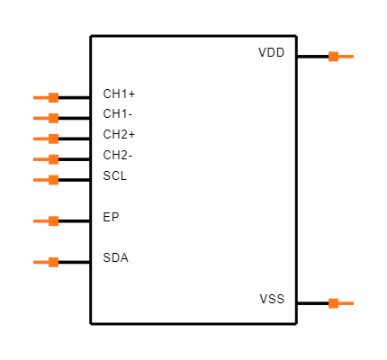 MCP3422A0-E/MC Symbol