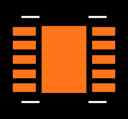 MCP3423T-E/MF Footprint