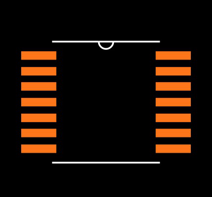 MCP3428T-E/ST Footprint