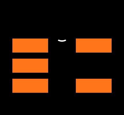 MCP4019T-502E/LT Footprint