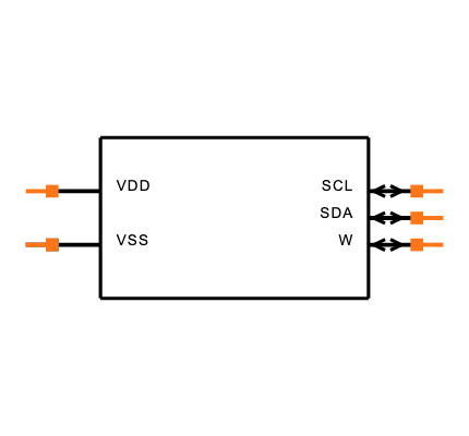 MCP4019T-503E/LT Symbol