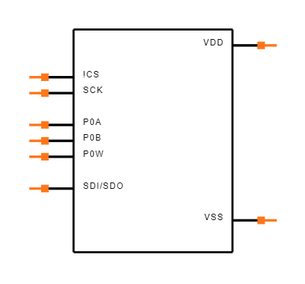 MCP4131-103E/SN Symbol