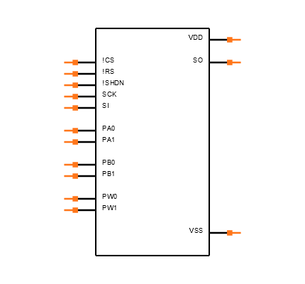 MCP42100-E/SL Symbol