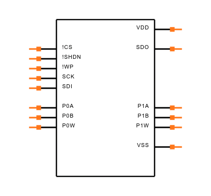 MCP4231-104E/SL Symbol