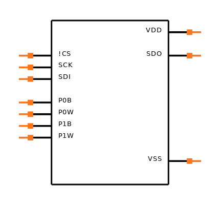 MCP4242-103E/UN Symbol