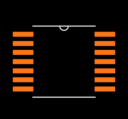 MCP4342-103E/ST Footprint