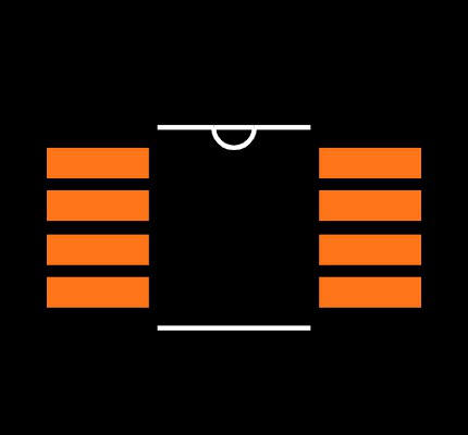MCP4531-503E/MS Footprint