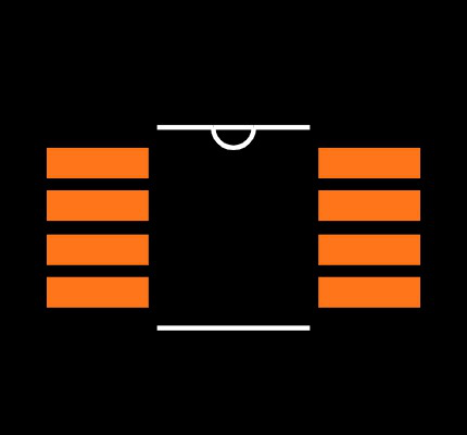 MCP4551-502E/MS Footprint