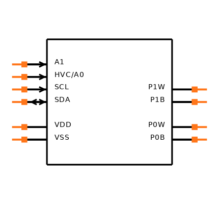 MCP4642-503E/UN Symbol