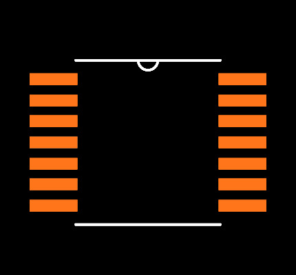 MCP4651-502E/ST Footprint
