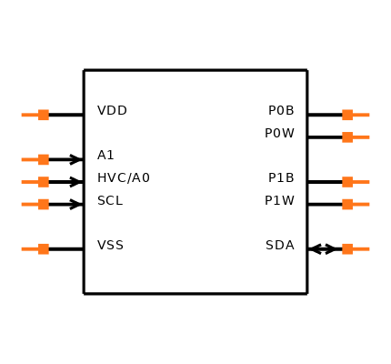 MCP4652-103E/UN Symbol