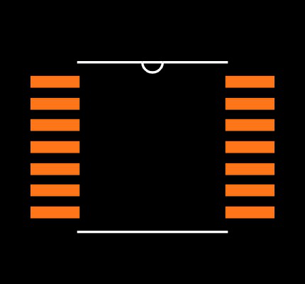 MCP6024-E/ST Footprint