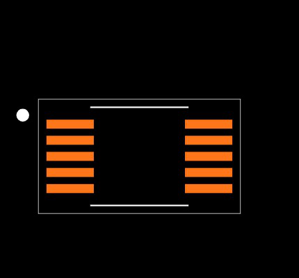 MCP6S93-E/UN Footprint